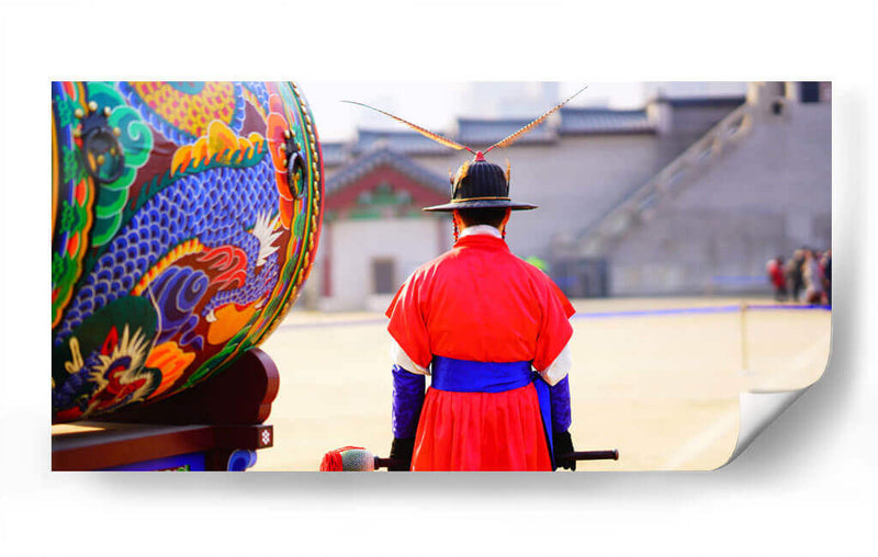 Guardia Real - Gyeongbokgung, Corea - Josué Altamira | Cuadro decorativo de Canvas Lab