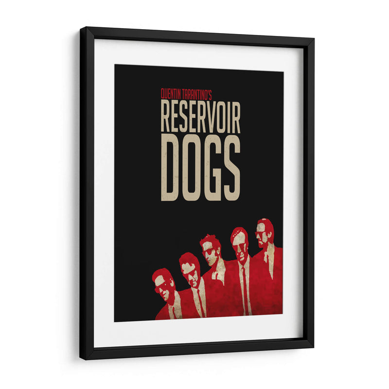 Red Reservoir Dogs | Cuadro decorativo de Canvas Lab