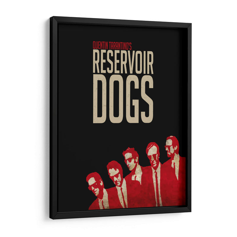 Red Reservoir Dogs | Cuadro decorativo de Canvas Lab