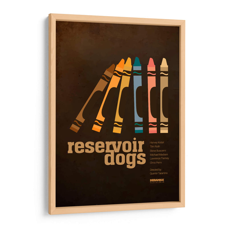 Reservoir Dogs Crayola | Cuadro decorativo de Canvas Lab