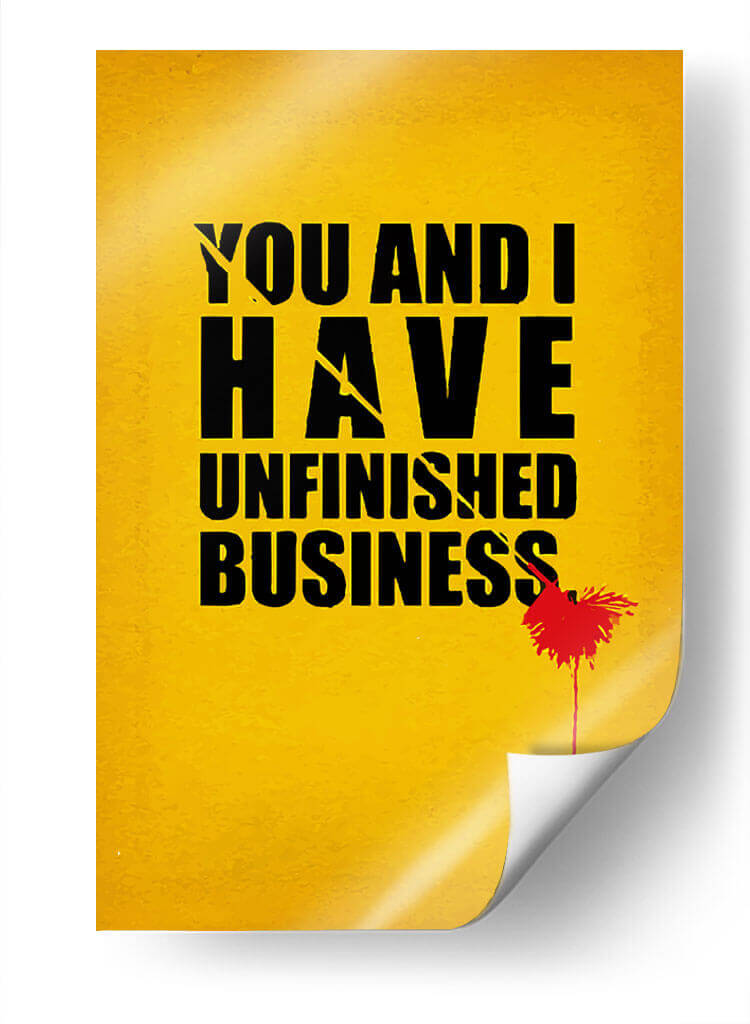 Unfinished Business | Cuadro decorativo de Canvas Lab