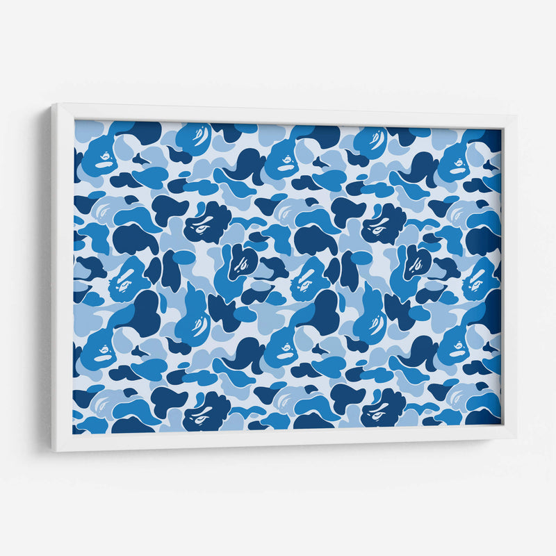 Bape Blue Camo | Cuadro decorativo de Canvas Lab
