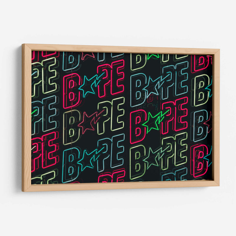 Bape Neon | Cuadro decorativo de Canvas Lab