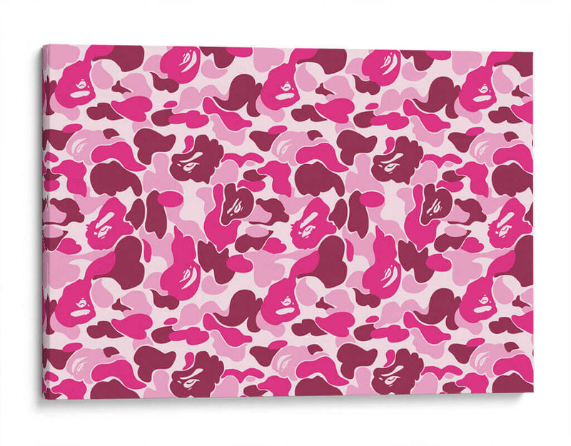 Bape Pink Camo | Cuadro decorativo de Canvas Lab