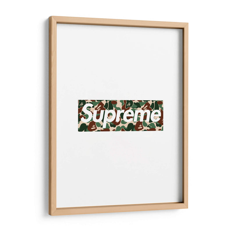 Bape X Sup-Supreme-Camo | Cuadro decorativo de Canvas Lab