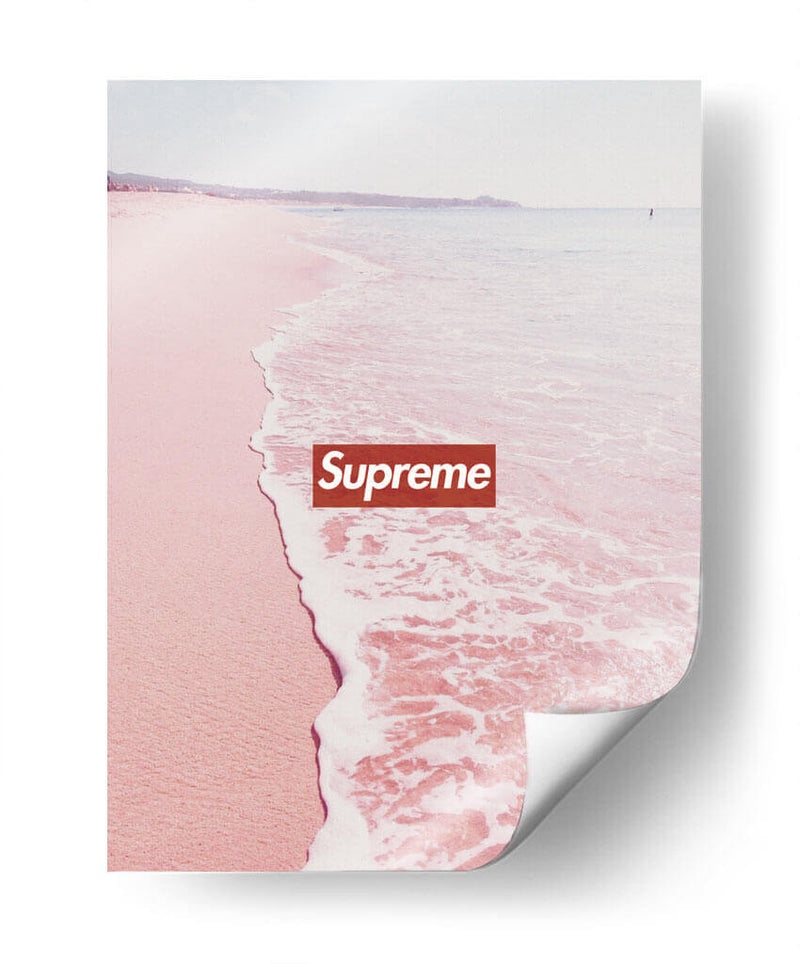 Pink Shore Sup | Cuadro decorativo de Canvas Lab