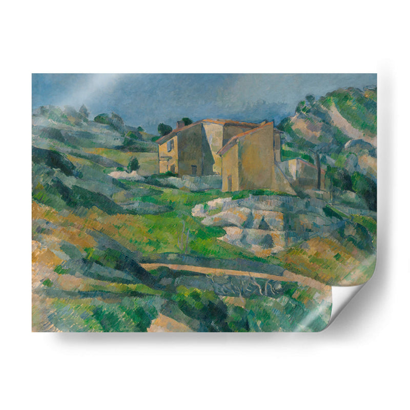 Casas en Provenza - Paul Cézanne | Cuadro decorativo de Canvas Lab