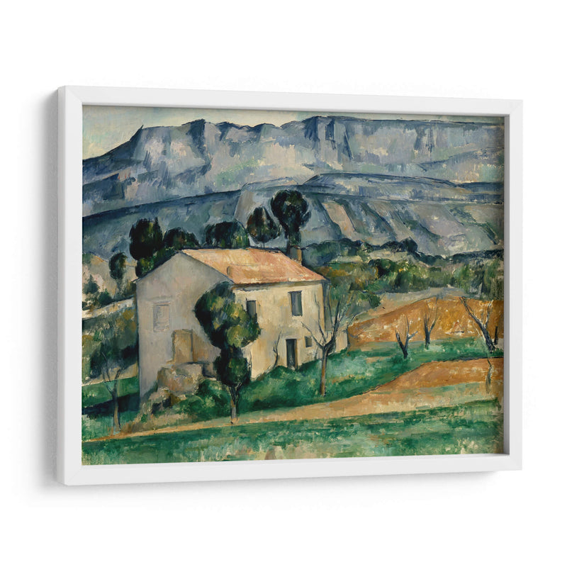 Casa en la Provenza - Paul Cézanne | Cuadro decorativo de Canvas Lab