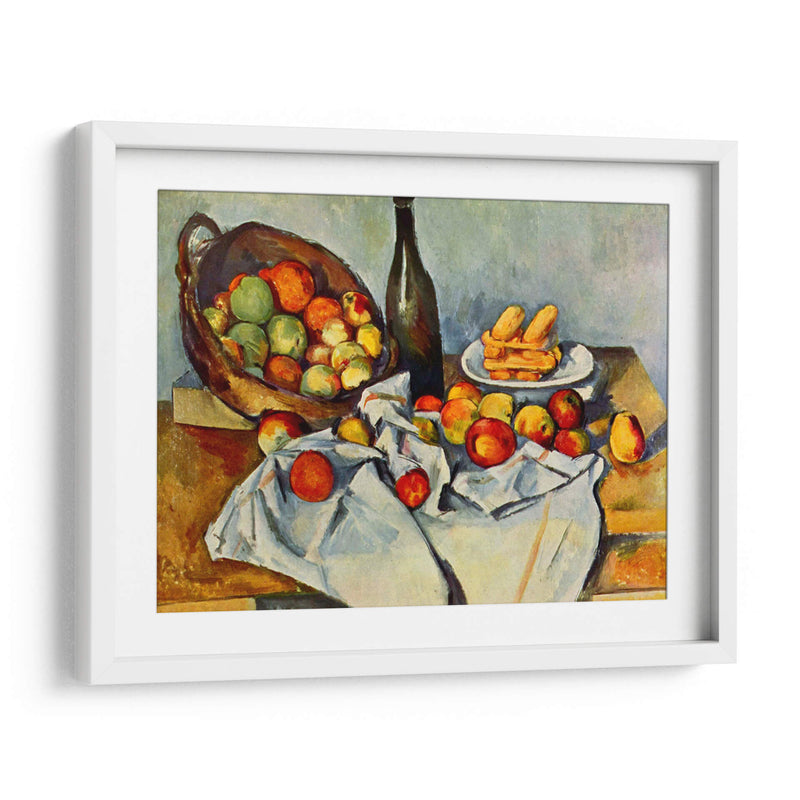 Cesto de manzanas - Paul Cézanne | Cuadro decorativo de Canvas Lab