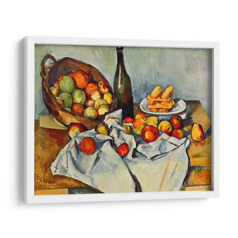 Cesto de manzanas - Paul Cézanne | Cuadro decorativo de Canvas Lab