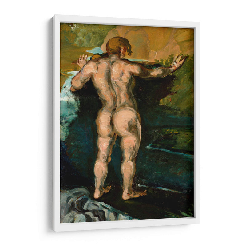 Bañador y rocas - Paul Cézanne | Cuadro decorativo de Canvas Lab