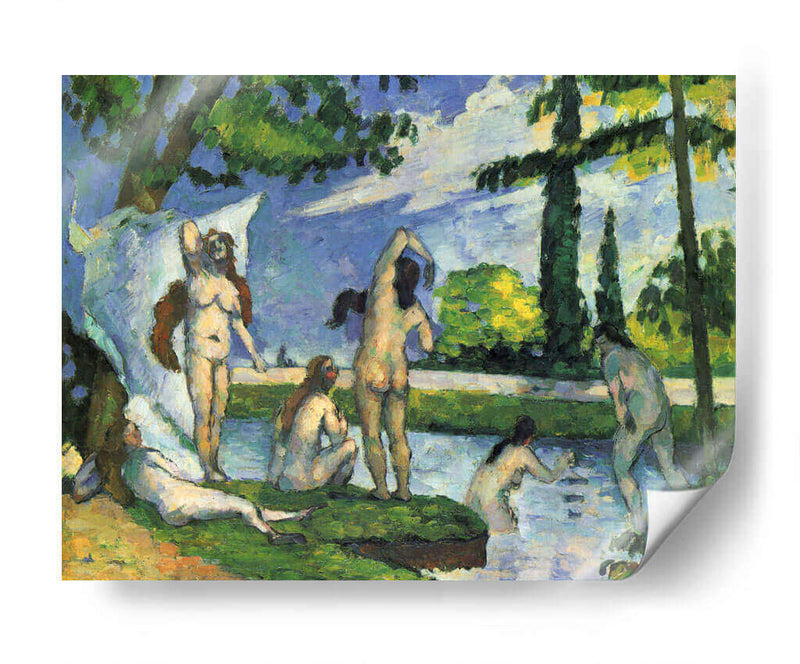 Bañadores - Paul Cézanne | Cuadro decorativo de Canvas Lab