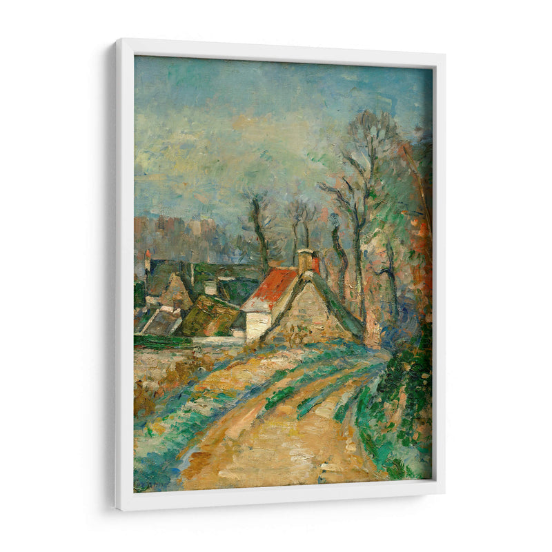 Desviación en Auvers - Paul Cézanne | Cuadro decorativo de Canvas Lab