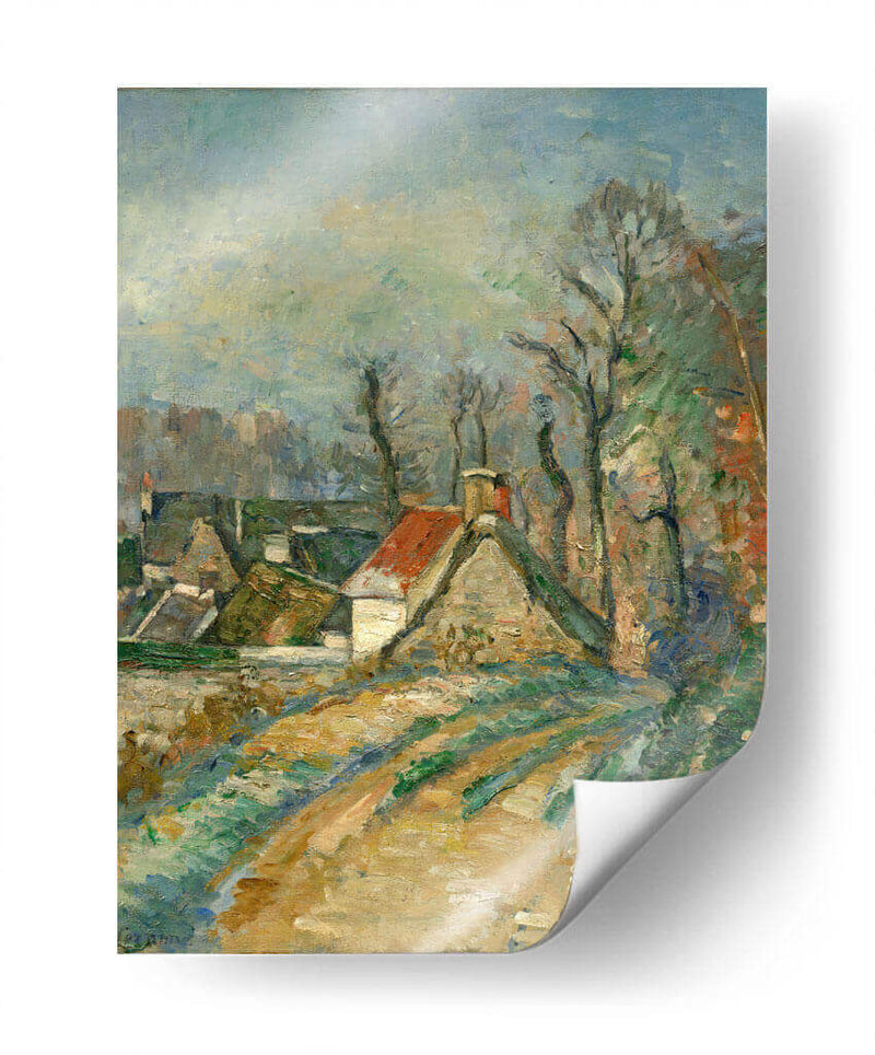Desviación en Auvers - Paul Cézanne | Cuadro decorativo de Canvas Lab