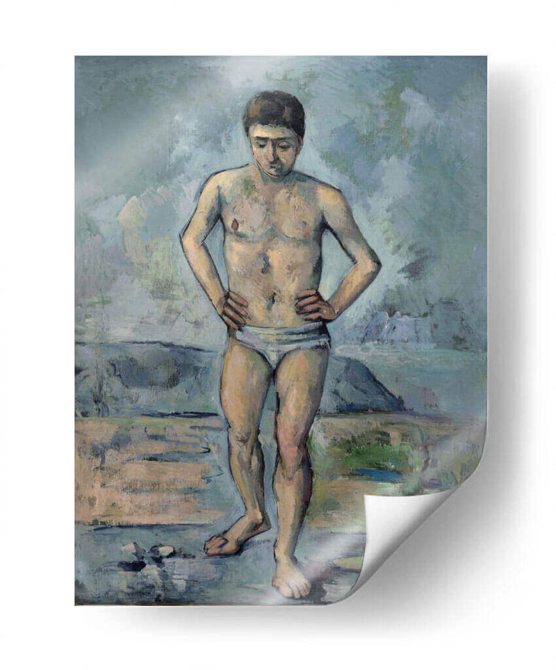El bañista - Paul Cézanne | Cuadro decorativo de Canvas Lab