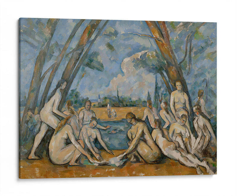 Las grandes bañistas - Paul Cézanne | Cuadro decorativo de Canvas Lab