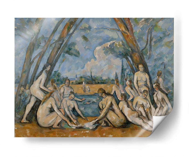 Las grandes bañistas - Paul Cézanne | Cuadro decorativo de Canvas Lab