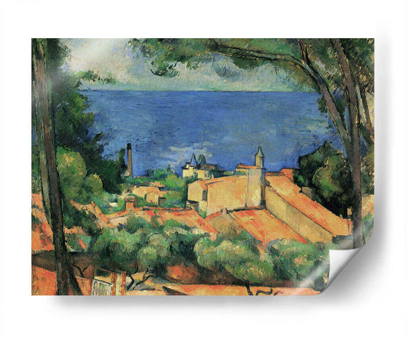 L'Estaque - Paul Cézanne | Cuadro decorativo de Canvas Lab