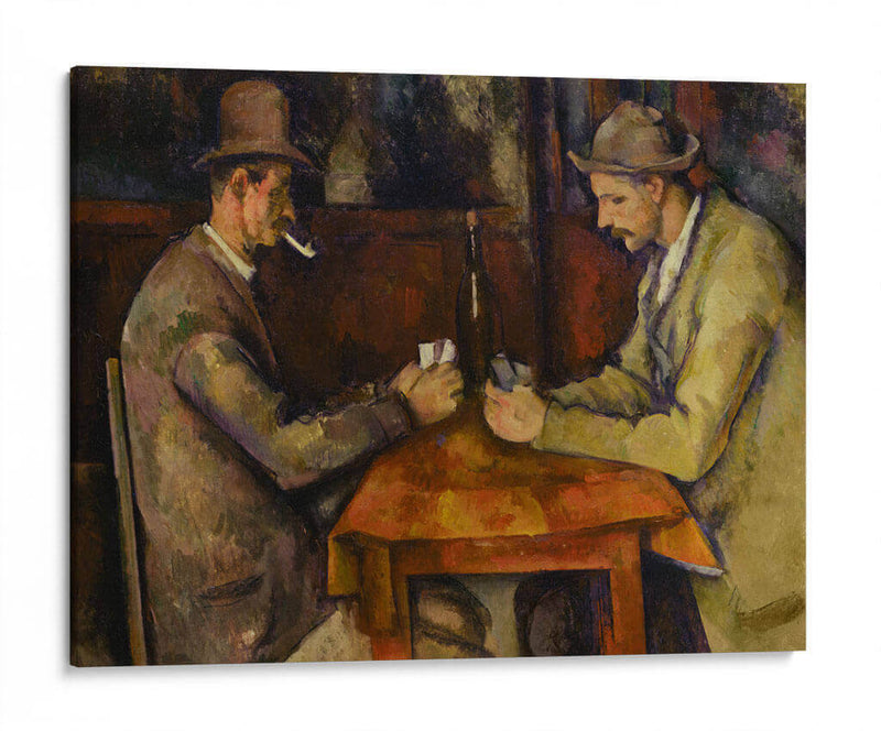 Los jugadores de cartas - Paul Cézanne | Cuadro decorativo de Canvas Lab