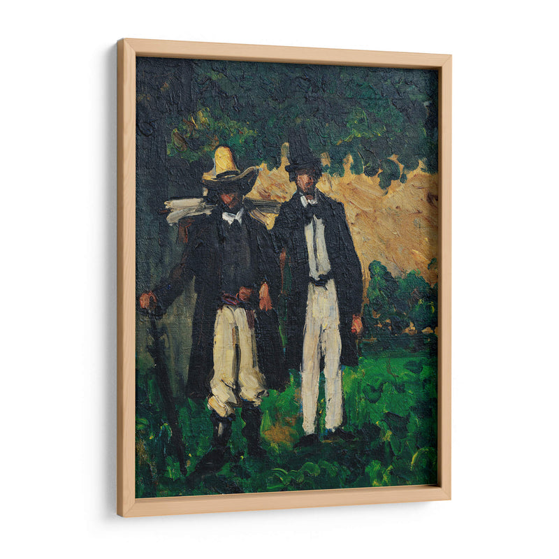 Marion y Valabregue salen a buscar un motivo para pintar - Paul Cézanne | Cuadro decorativo de Canvas Lab