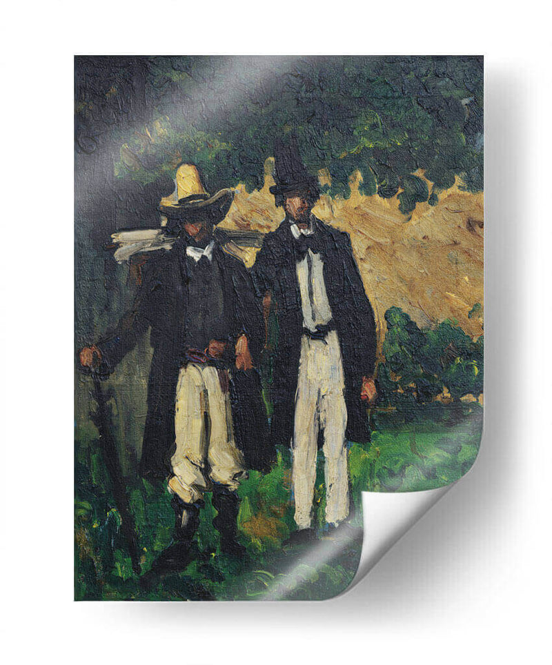 Marion y Valabregue salen a buscar un motivo para pintar - Paul Cézanne | Cuadro decorativo de Canvas Lab