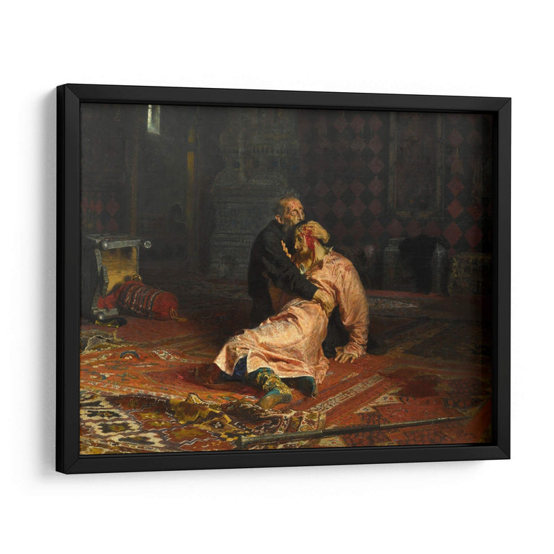Iván el Terrible y su hijo - Ilía Repin | Cuadro decorativo de Canvas Lab