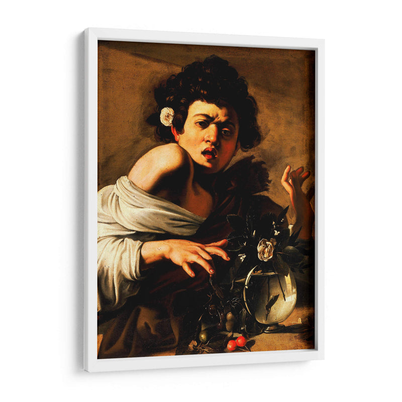 Chico mordido por una lagartija	 - Caravaggio | Cuadro decorativo de Canvas Lab