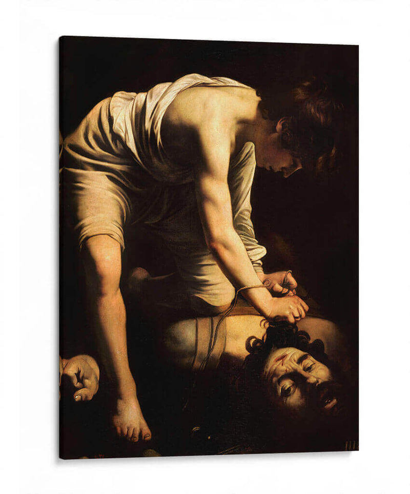 David y Goliat - Caravaggio | Cuadro decorativo de Canvas Lab