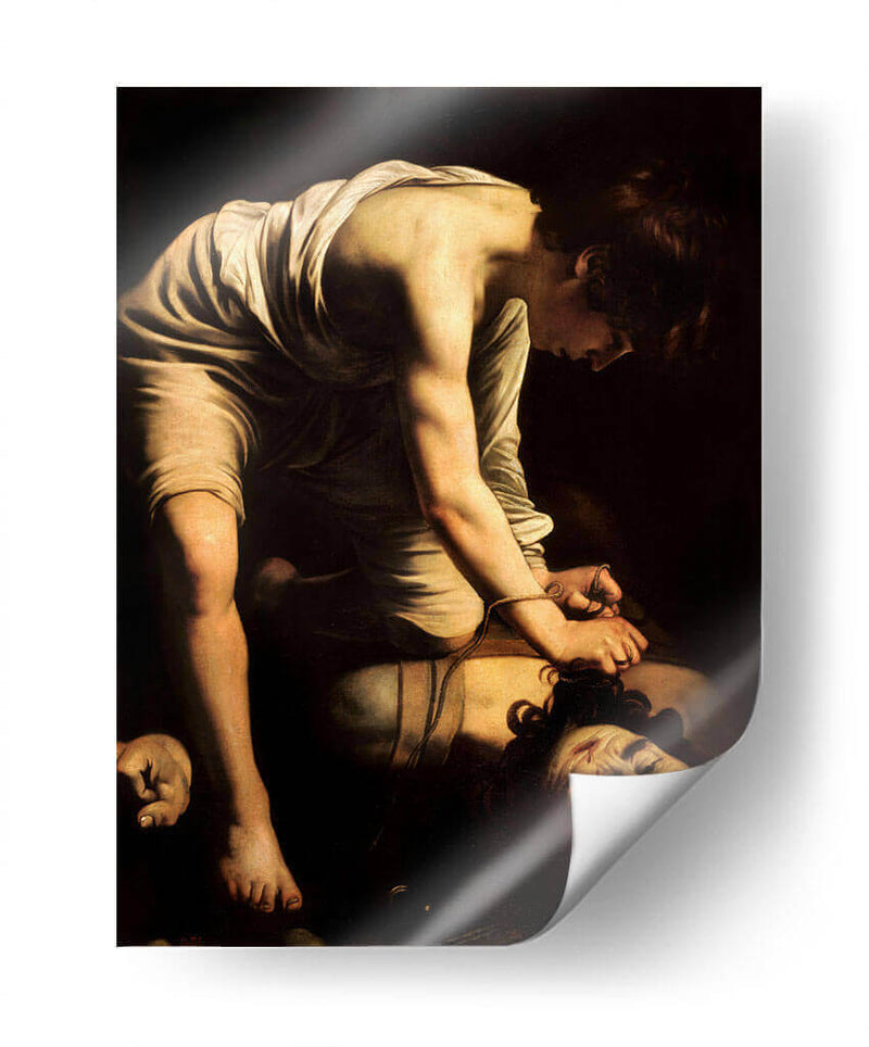 David y Goliat - Caravaggio | Cuadro decorativo de Canvas Lab