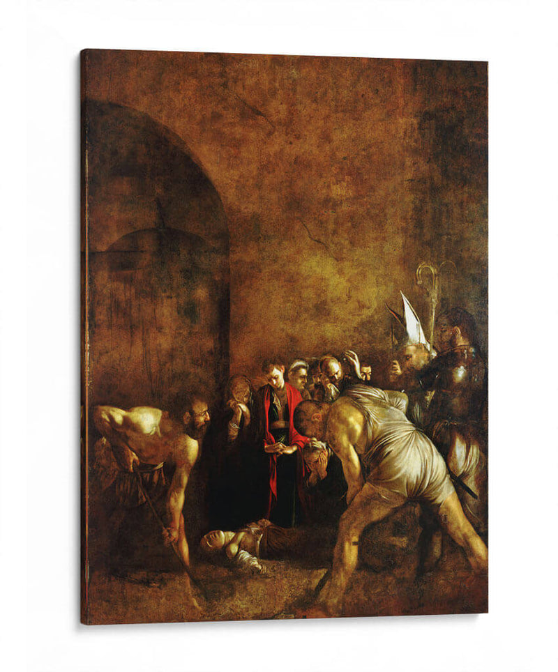 El entierro de santa Lucía - Caravaggio | Cuadro decorativo de Canvas Lab