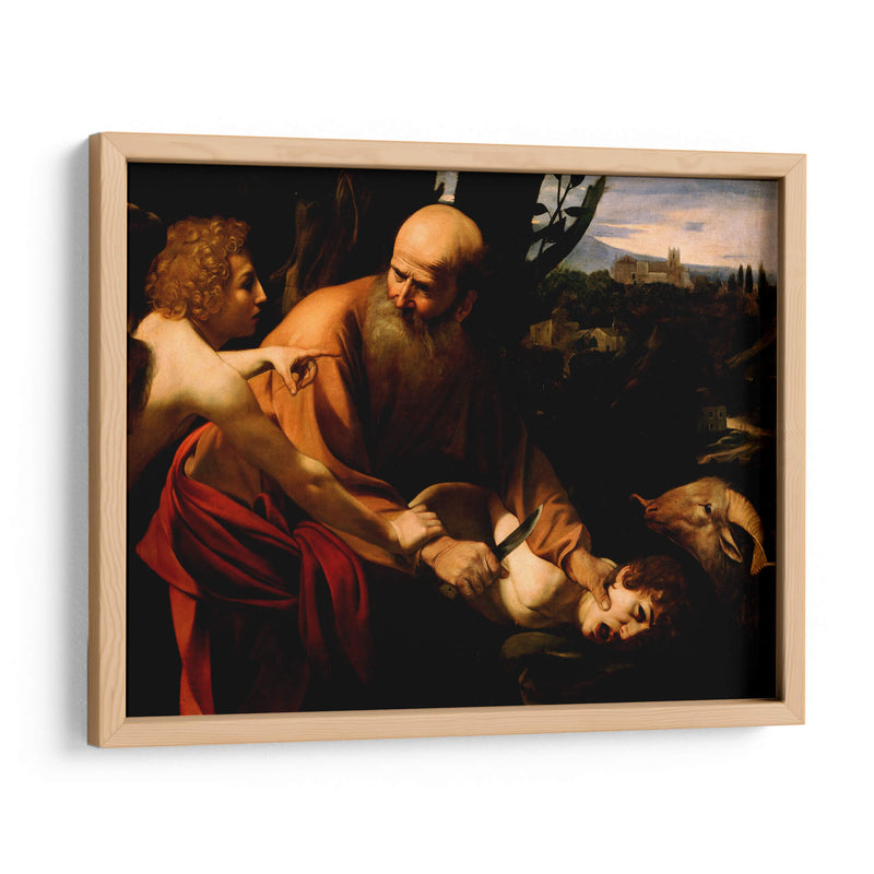 El sacrificio de Isaac (Florencia) - Caravaggio | Cuadro decorativo de Canvas Lab