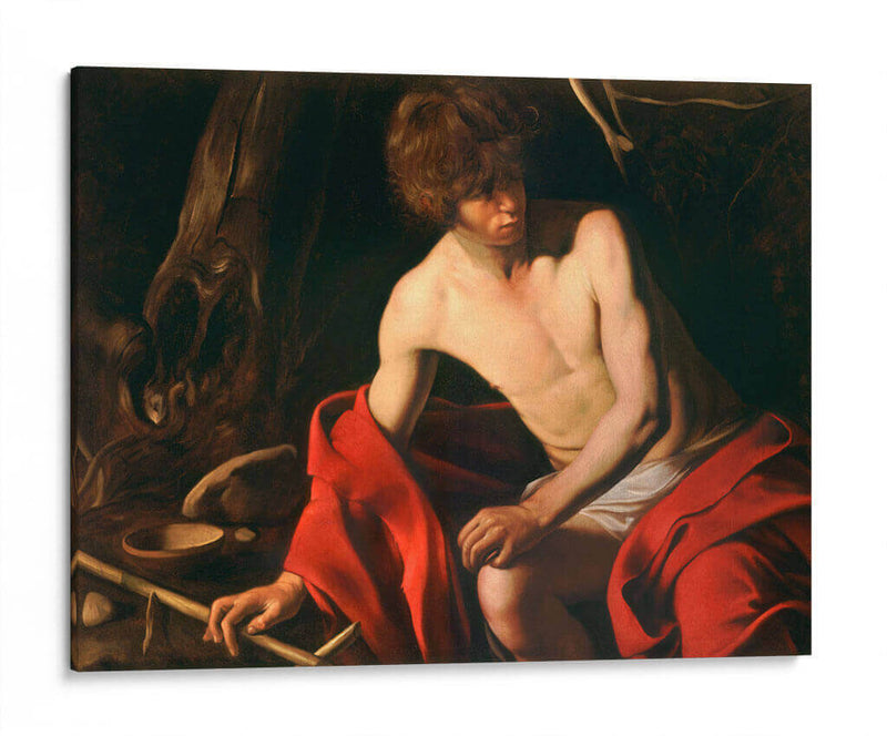 Juan Bautista (Galería Nacional de Arte Antiguo) - Caravaggio | Cuadro decorativo de Canvas Lab