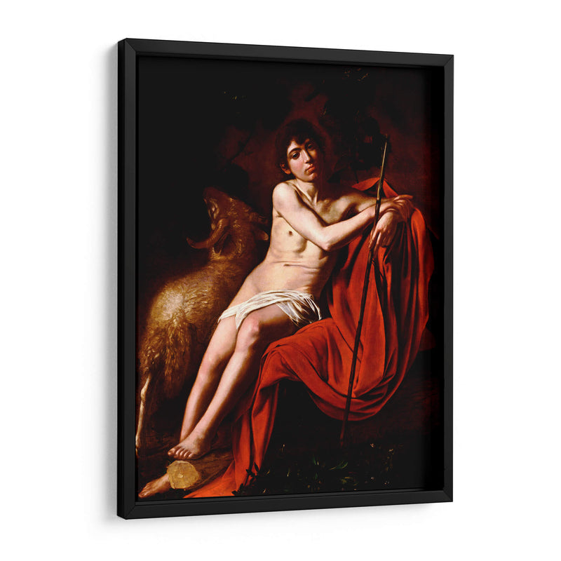 Juan Bautista - Caravaggio | Cuadro decorativo de Canvas Lab