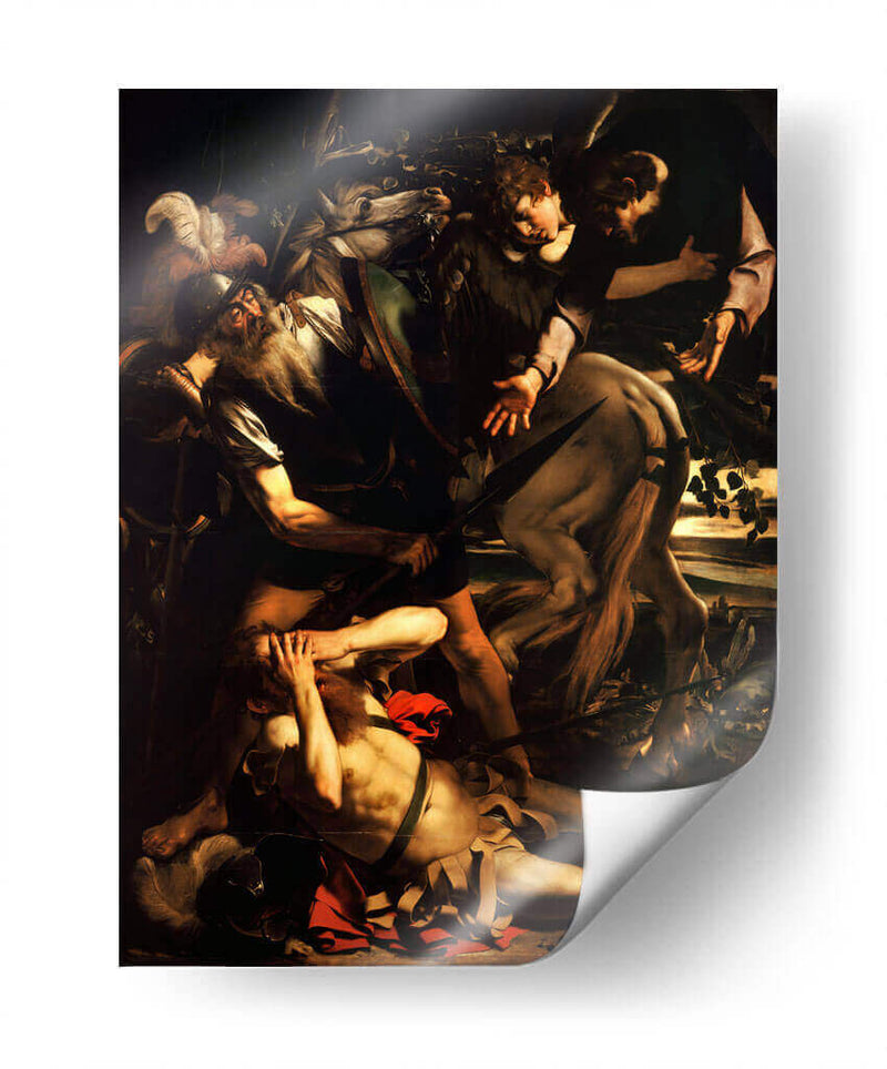 La conversión de san Pablo - Caravaggio | Cuadro decorativo de Canvas Lab
