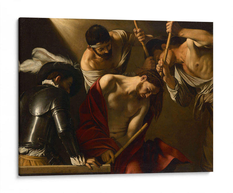 La coronación de espinas (Viena) - Caravaggio | Cuadro decorativo de Canvas Lab