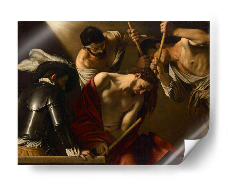 La coronación de espinas (Viena) - Caravaggio | Cuadro decorativo de Canvas Lab