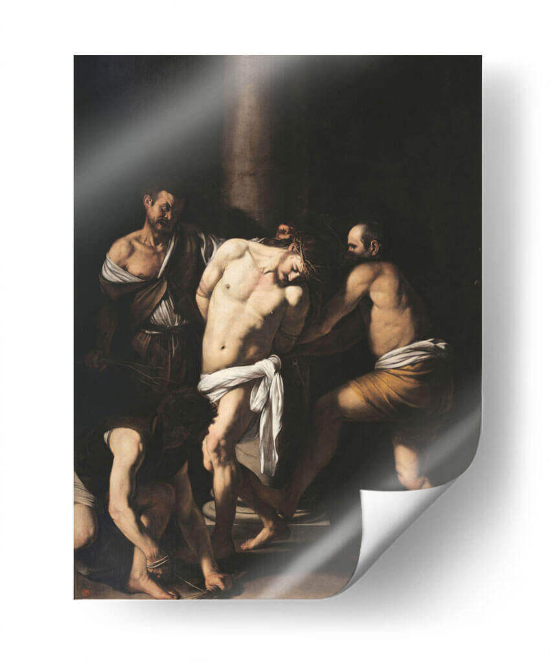 La flagelación de Cristo - Caravaggio | Cuadro decorativo de Canvas Lab