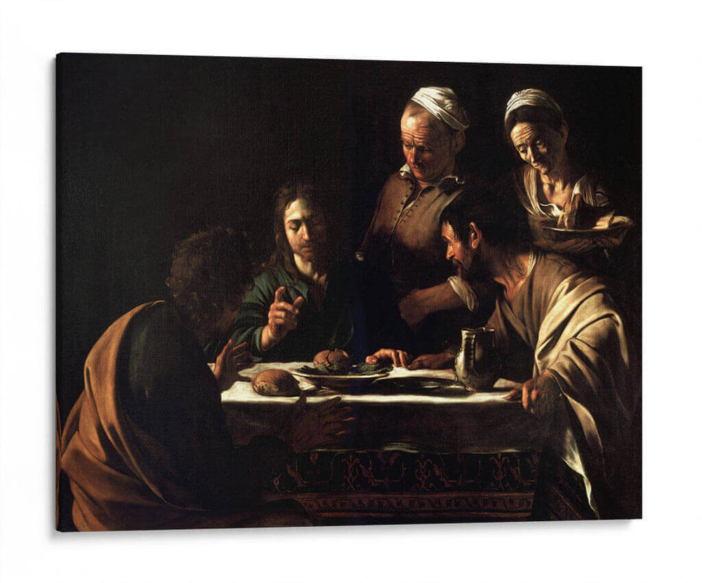 Los discí­pulos de Emaús (Milán) - Caravaggio | Cuadro decorativo de Canvas Lab