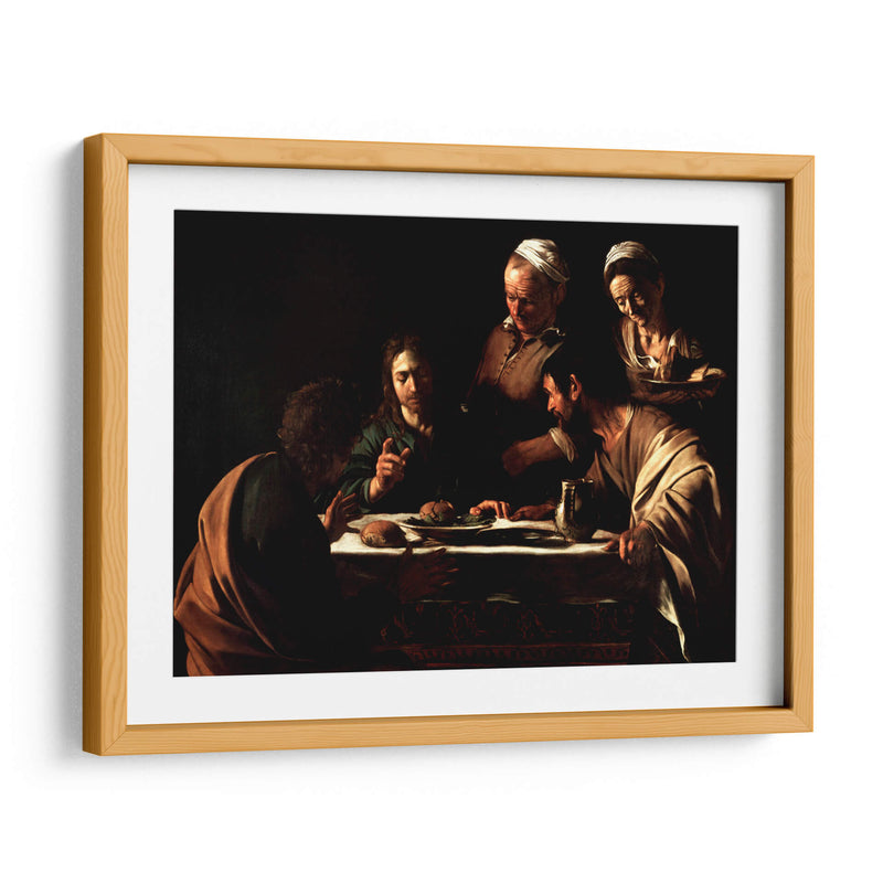 Los discí­pulos de Emaús (Milán) - Caravaggio | Cuadro decorativo de Canvas Lab