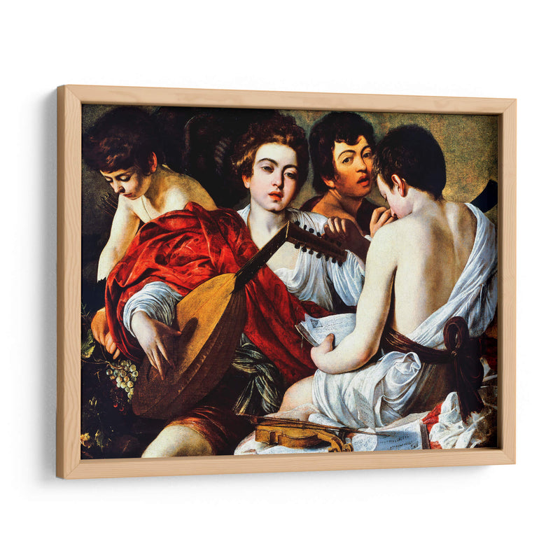 Los músicos - Caravaggio | Cuadro decorativo de Canvas Lab