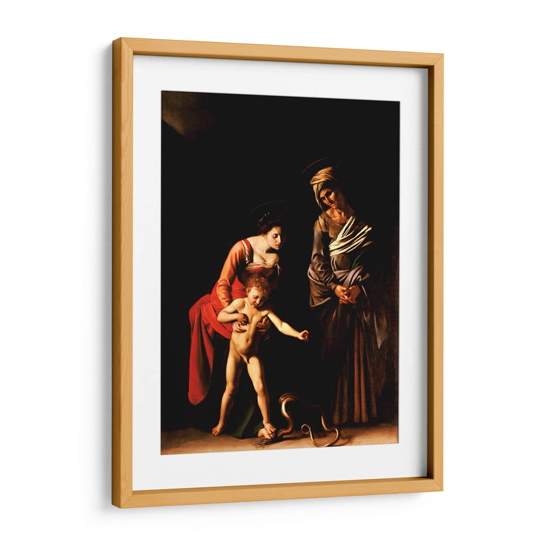 Madonna con el niño y santa Ana - Caravaggio | Cuadro decorativo de Canvas Lab