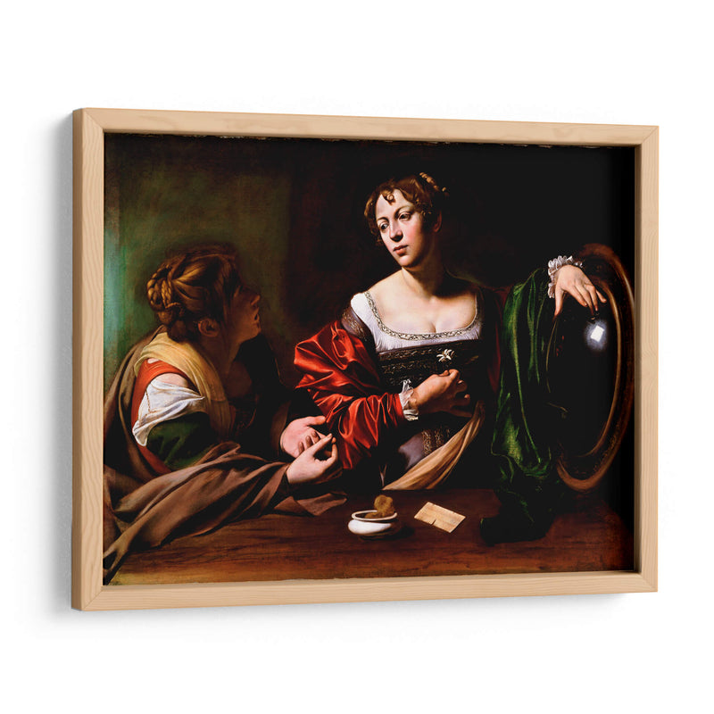 Martha y Marí­a Magdalena - Caravaggio | Cuadro decorativo de Canvas Lab