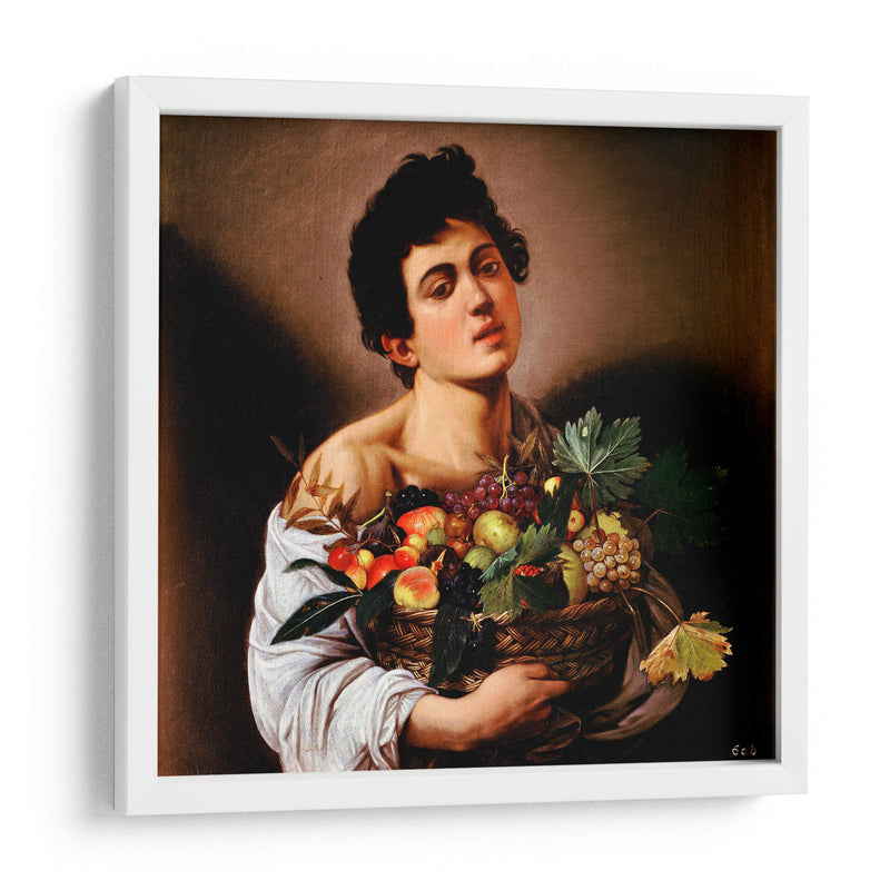 Niño con un cesto de frutas - Caravaggio | Cuadro decorativo de Canvas Lab