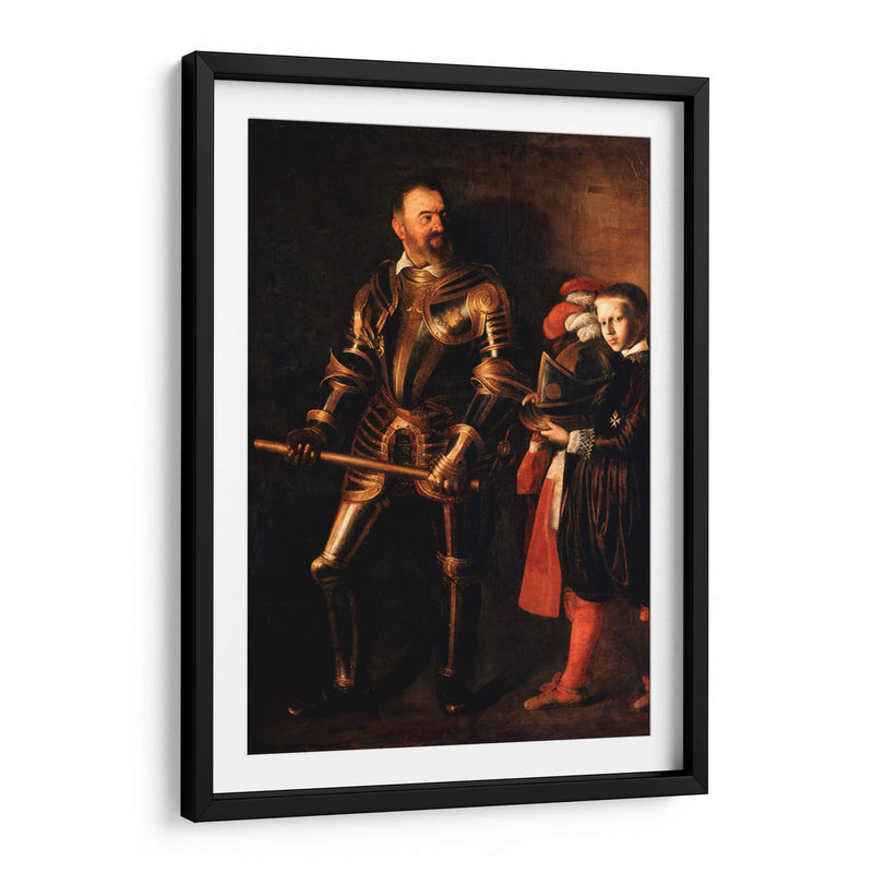 Retrato del gran maestre de la Orden de Malta Alof de Wignacourt - Caravaggio | Cuadro decorativo de Canvas Lab