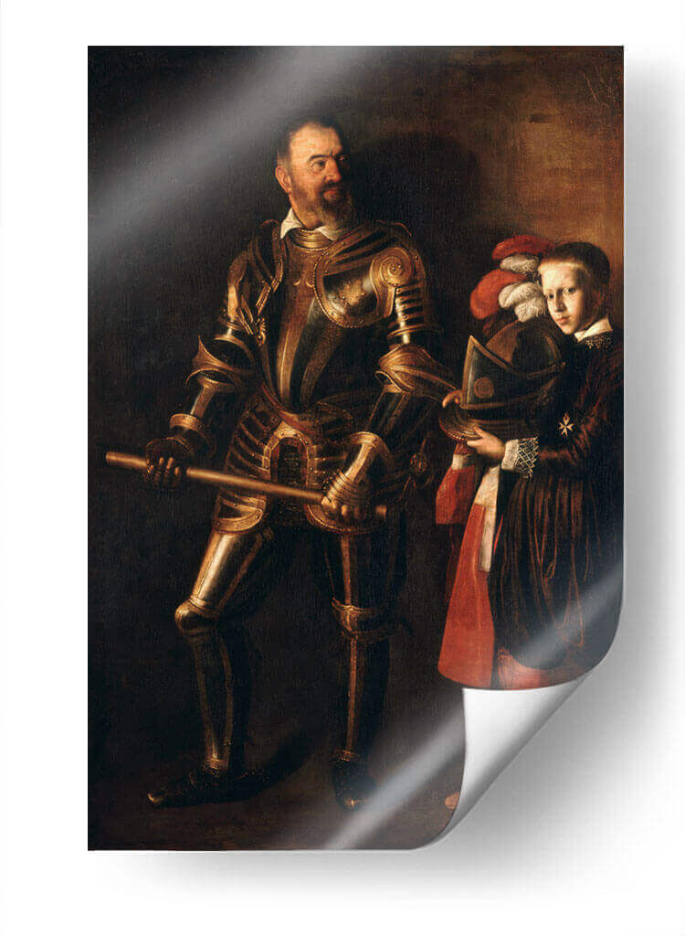 Retrato del gran maestre de la Orden de Malta Alof de Wignacourt - Caravaggio | Cuadro decorativo de Canvas Lab