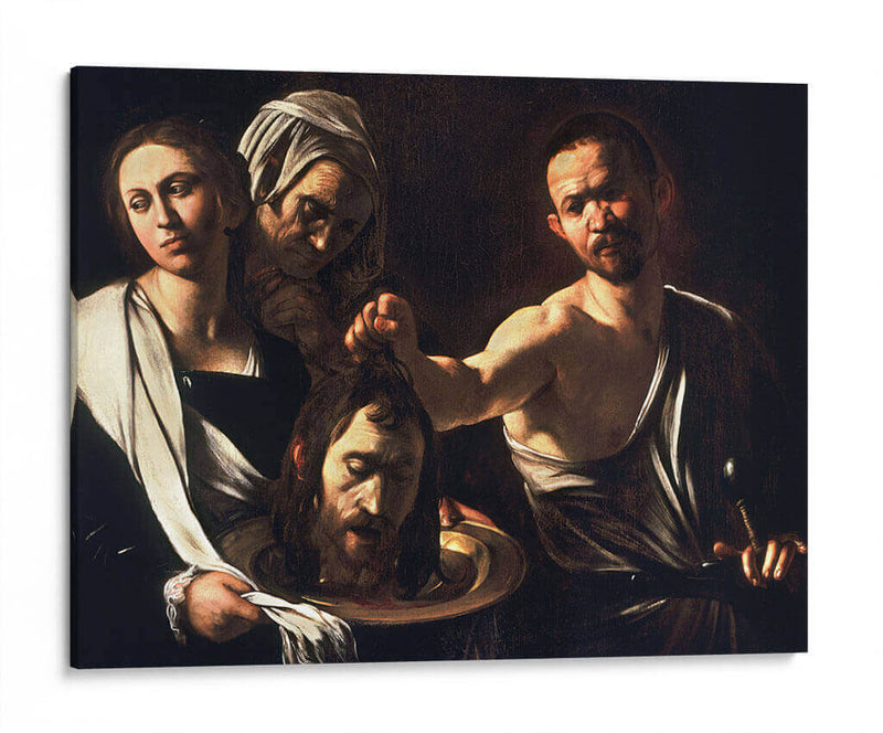 Salomé con la cabeza de Juan Bautista - Caravaggio | Cuadro decorativo de Canvas Lab