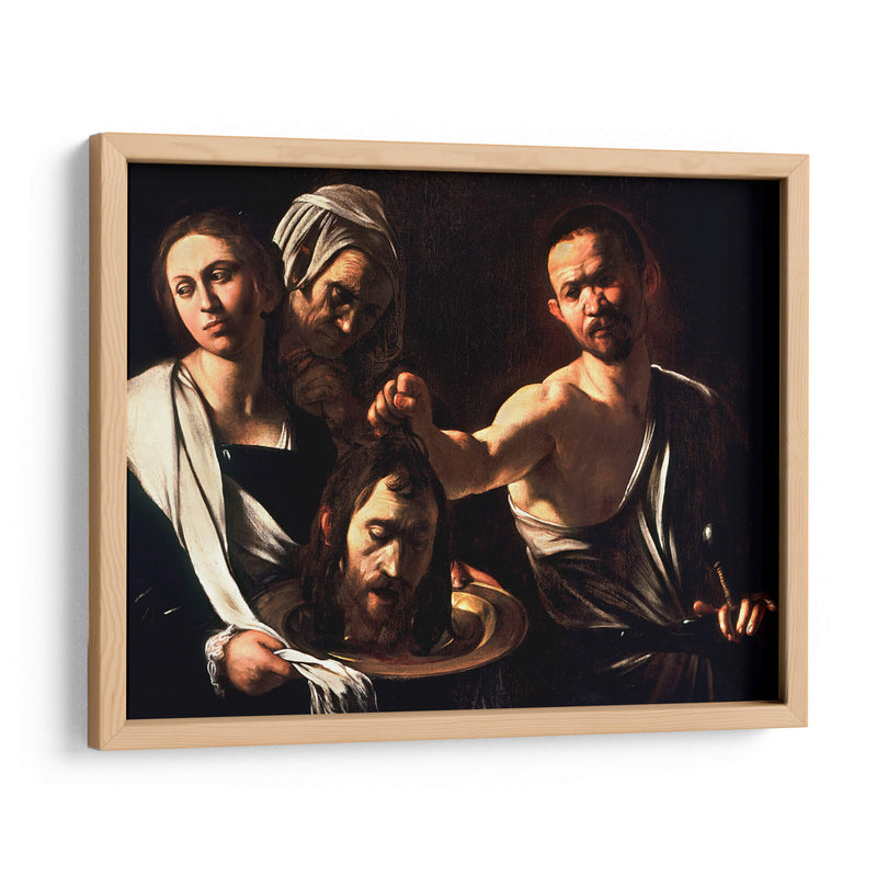 Salomé con la cabeza de Juan Bautista - Caravaggio | Cuadro decorativo de Canvas Lab