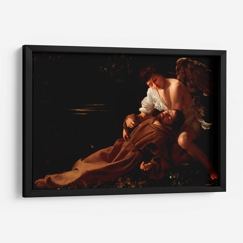 San Francisco de Asís en éxtasís - Caravaggio | Cuadro decorativo de Canvas Lab