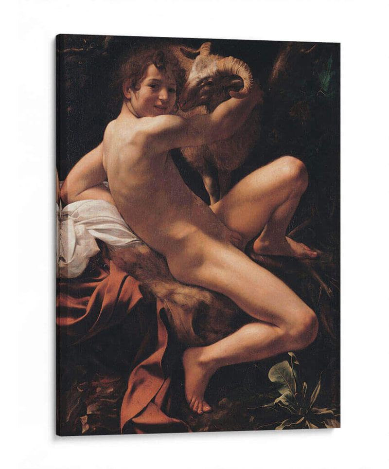 San Juan bautista - Caravaggio | Cuadro decorativo de Canvas Lab