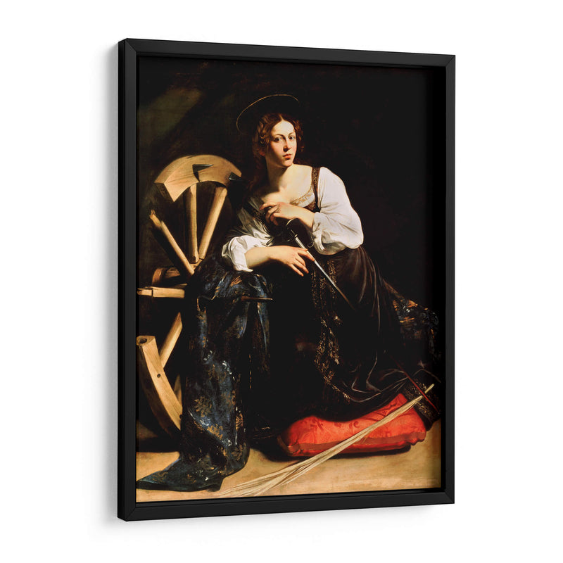 Santa Catalina de Alejandría - Caravaggio | Cuadro decorativo de Canvas Lab